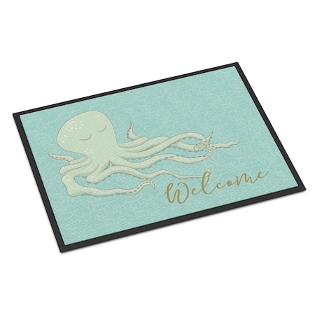 Carolines Treasures Octopus Welcome Indoor Or Outdoor Mat - 24 x 36 in. BB8553JMAT